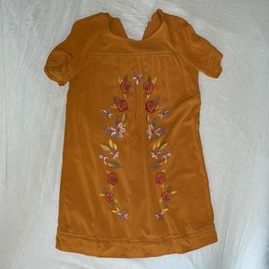 XS Burnt orange Love, Fire dress